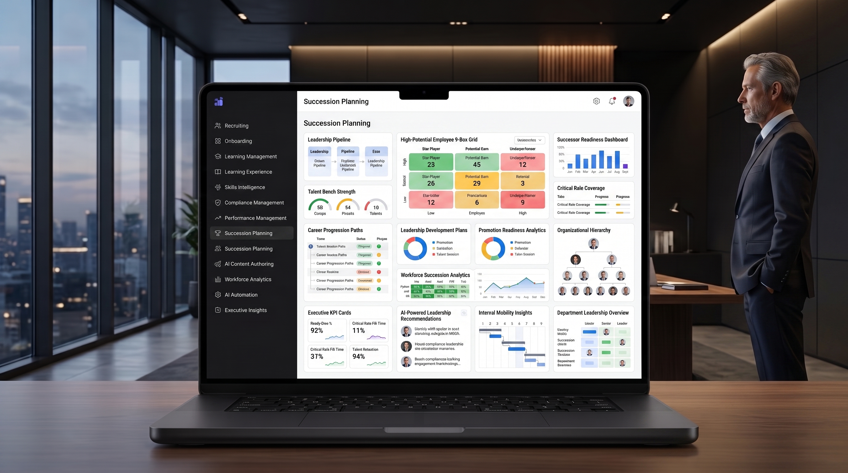 Ziora succession planning with leadership pipeline and talent matrix